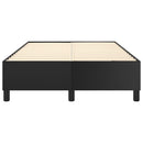 Boxspring sengeramme 120x200 cm kunstlæder sort