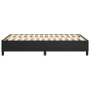 Boxspring sengeramme 120x200 cm kunstlæder sort