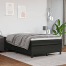 Boxspring sengeramme 120x200 cm kunstlæder sort