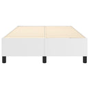 Boxspring sengeramme 120x200 cm kunstlæder hvid