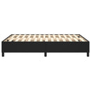 Boxspring sengeramme 140x190 cm kunstlæder sort