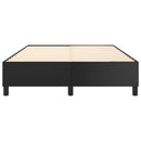 Boxspring sengeramme 140x200 cm kunstlæder sort