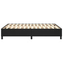 Boxspring sengeramme 140x200 cm kunstlæder sort