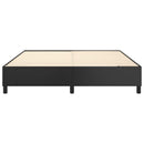 Boxspring sengeramme 180x200 cm kunstlæder sort