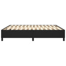 Boxspring sengeramme 180x200 cm kunstlæder sort