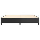 Boxspring sengeramme 200x200 cm kunstlæder sort