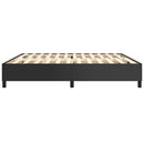 Boxspring sengeramme 200x200 cm kunstlæder sort