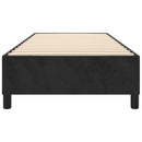 Boxspring sengeramme 80x200 cm fløjl sort