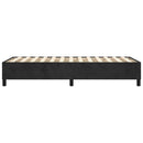 Boxspring sengeramme 80x200 cm fløjl sort