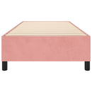 Boxspring sengeramme 80x200 cm fløjl pink
