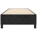 Boxspring sengeramme 90x190 cm fløjl sort