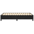 Boxspring sengeramme Sort 120x200 cm Fløjl