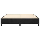 Boxspring sengeramme Sort 180x200 cm Fløjl
