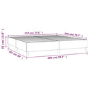Boxspring sengeramme Mørkegrøn 200x200 cm Fløjl