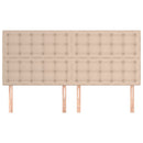 sengegavl Cappuccino 180x5x118/128 cm kunstlæder