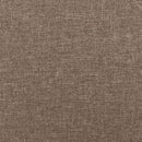 sengegavl Taupe 90x5x118/128 cm Stof