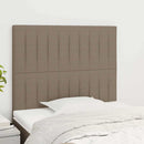 sengegavl Taupe 90x5x118/128 cm Stof