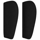 sengegavl med kanter 183x23x78/88 cm stof sort