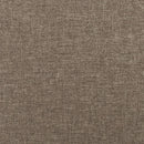 sengegavl med kanter 93x16x78/88 cm stof gråbrun