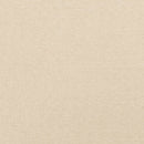 sengegavl med kanter 147x16x118/128 cm stof cremefarvet