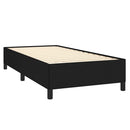 kontinentalseng med madras 90x200 cm stof sort