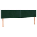 kontinentalseng med madras 200x200 cm fløjl mørkegrøn