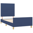 sengeramme uden madras 100x200 cm stof blå