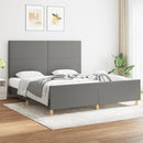 sengeramme uden madras 180x200 cm stof mørkegrå