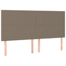 sengeramme uden madras 180x200 cm stof gråbrun
