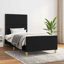 sengeramme uden madras 80x200 cm stof sort