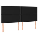 sengeramme uden madras 200x200 cm stof sort