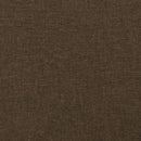 Sengeramme uden madras Mørkebrun 90x190 cm Stof