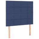 sengeramme uden madras 120x200 cm stof blå