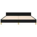 sengeramme uden madras 180x200 cm stof sort
