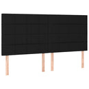 sengeramme uden madras 180x200 cm stof sort
