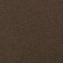 sengeramme uden madras 180x200 cm stof mørkebrun