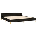 sengeramme uden madras 180x200 cm stof sort