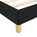 sengeramme uden madras 80x200 cm stof sort