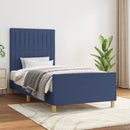 sengeramme uden madras 80x200 cm stof blå