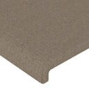 sengeramme uden madras 140x190 cm stof gråbrun