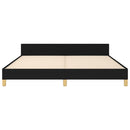sengeramme uden madras 180x200 cm stof sort