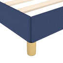sengeramme uden madras 80x200 cm stof blå