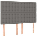 sengeramme uden madras 140x200 cm stof mørkegrå