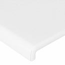 sengeramme med sengegavl 100x200 cm kunstlæder hvid