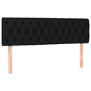kontinentalseng med madras 160x200 cm stof sort