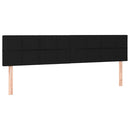 kontinentalseng med madras 200x200 cm stof sort