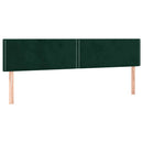 kontinentalseng med madras 200x200 cm fløjl mørkegrøn