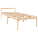 seniorseng med sengegavl 90x200 cm massivt træ