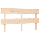 seniorseng med sengegavl 160x200 cm massivt træ