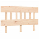 seniorseng med sengegavl 120x200 cm massivt træ